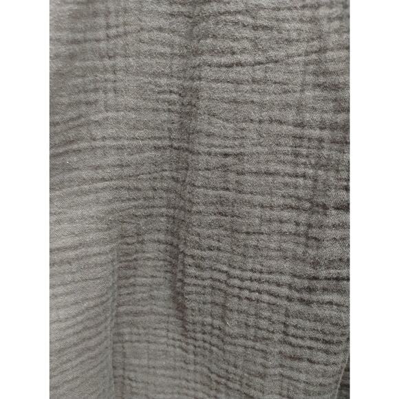 Torrid Women's Plus Size 4X Black Woven Gauze Pullover 3/4 Sleeves Cotton Top - Picture 4 of 7